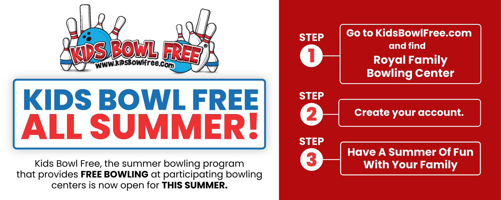 kids bowl free all summer